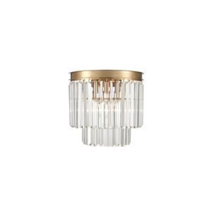 Vivace Wall Lamp (Clear Glass + Polished Nickle)