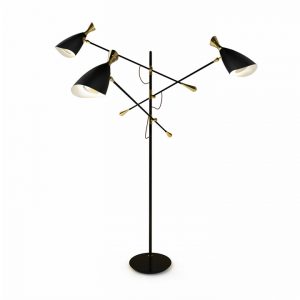 Aguzello 3A Arms Floor Lamp