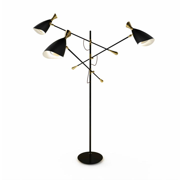 Aguzello 3A Arms Floor Lamp