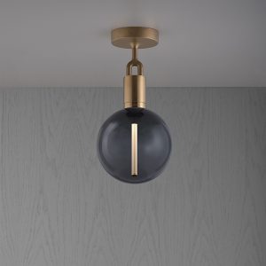 Forked Ceiling Light / Brass