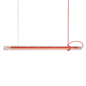 Arcel Long Pendant Lamp - Red