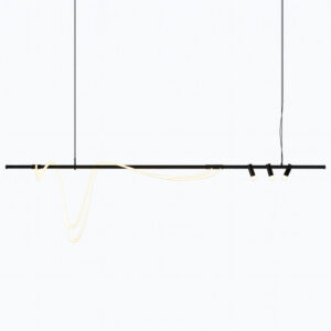 Aural Pendant Lamp - Black+White